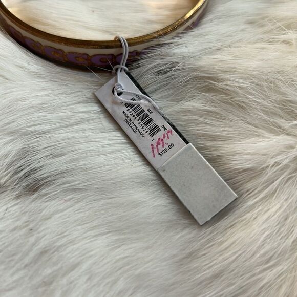 COACH Gold & Purple Bangle Bracelet - Picture 6 of 6